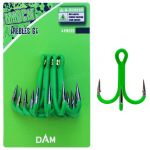 MADCAT sumcov trojhek A-Static Treble Hooks 4ks