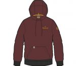 Mikina Wychwood Hoody Burgundy, Hoody Moss